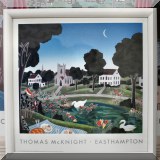 A10. Thomas McKnight Easthampton print. Frame: 20” x 20” 